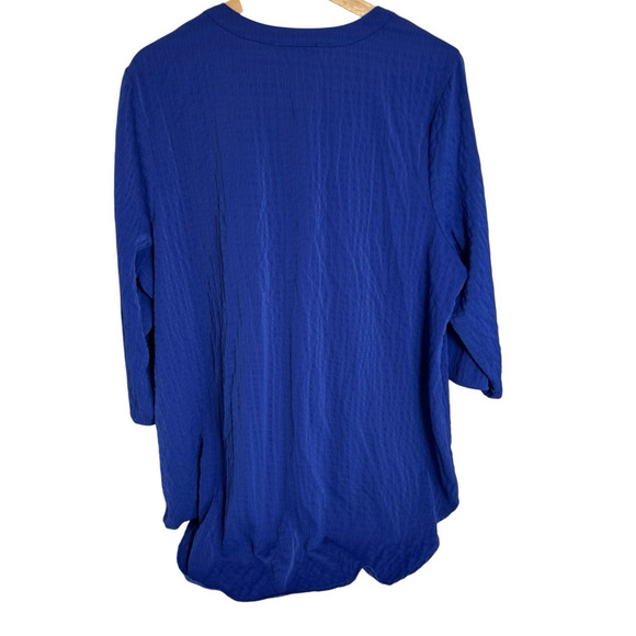 Fred David Tunic Top Lightweight Comfy Pull Over Size 2X Teacher Casual Workwear - Picture 2 of 6